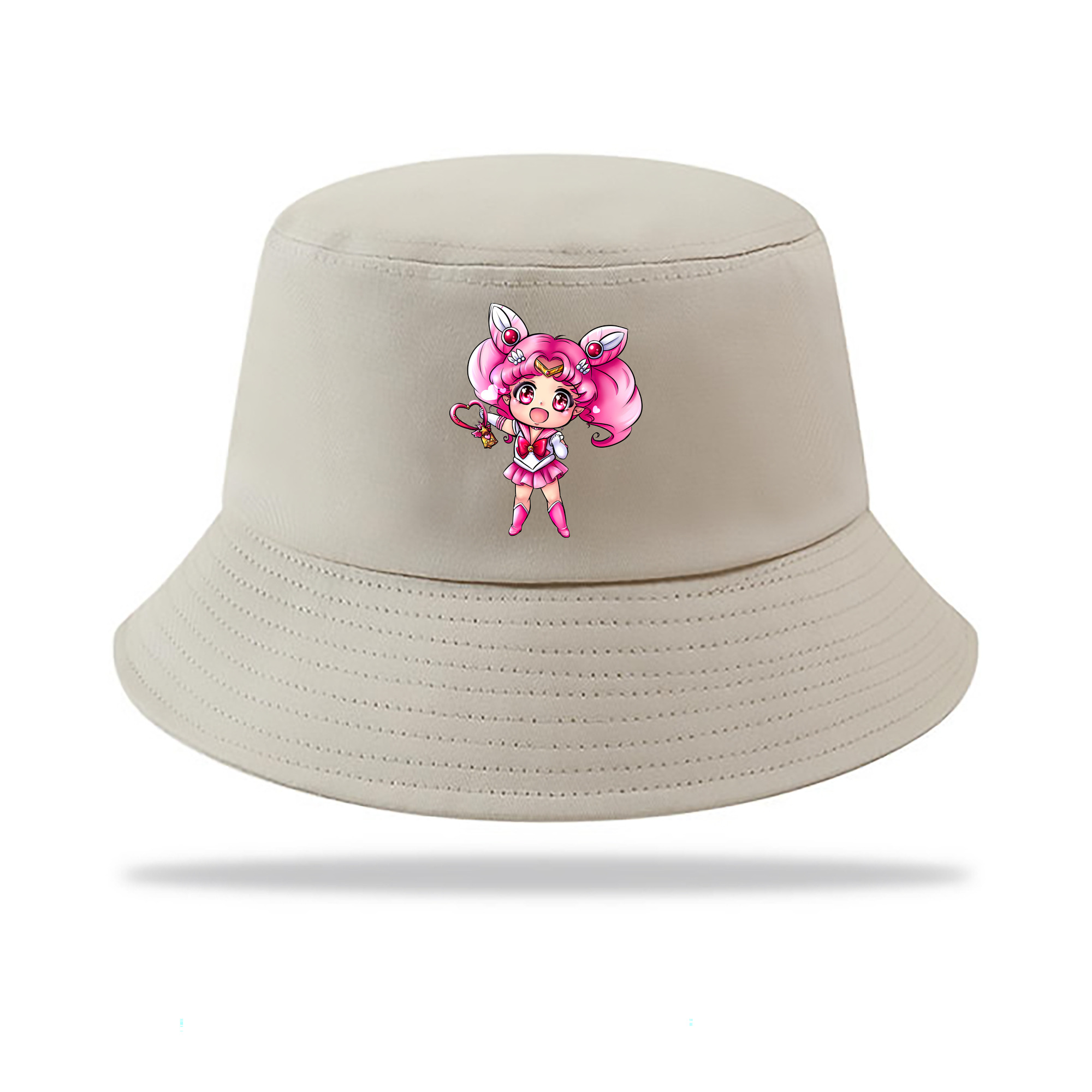 （画像用） 美少女戦士セーラームーン ちびうさ Sailor Moon Chibiusa Tsukino Usagi Small Lady Serenity アウトドア日除けバケットハット